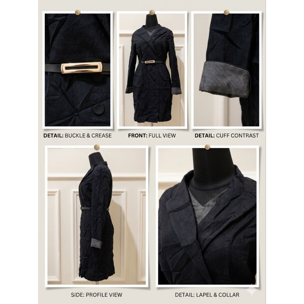 Dress Blazer Hitam