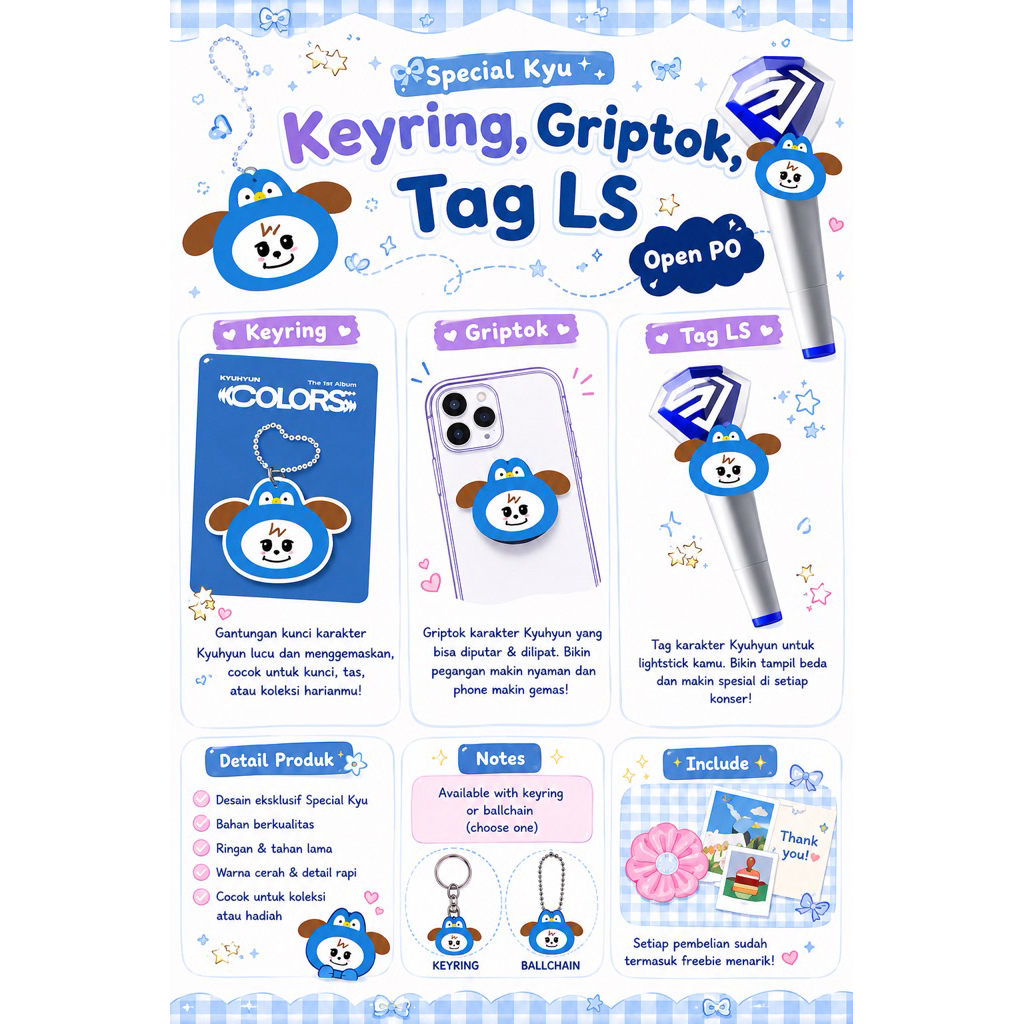 Super Junior Kyuhyun Kyumae Kyuhyun Keyring Griptok Tag LS Kyuhyun Kyumae Kyupiter Version