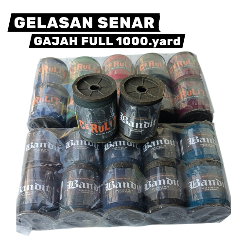 GELASAN SENAR MOLOR DAN MATOT GAJAH CK 1000yrd ISI 10pcs
