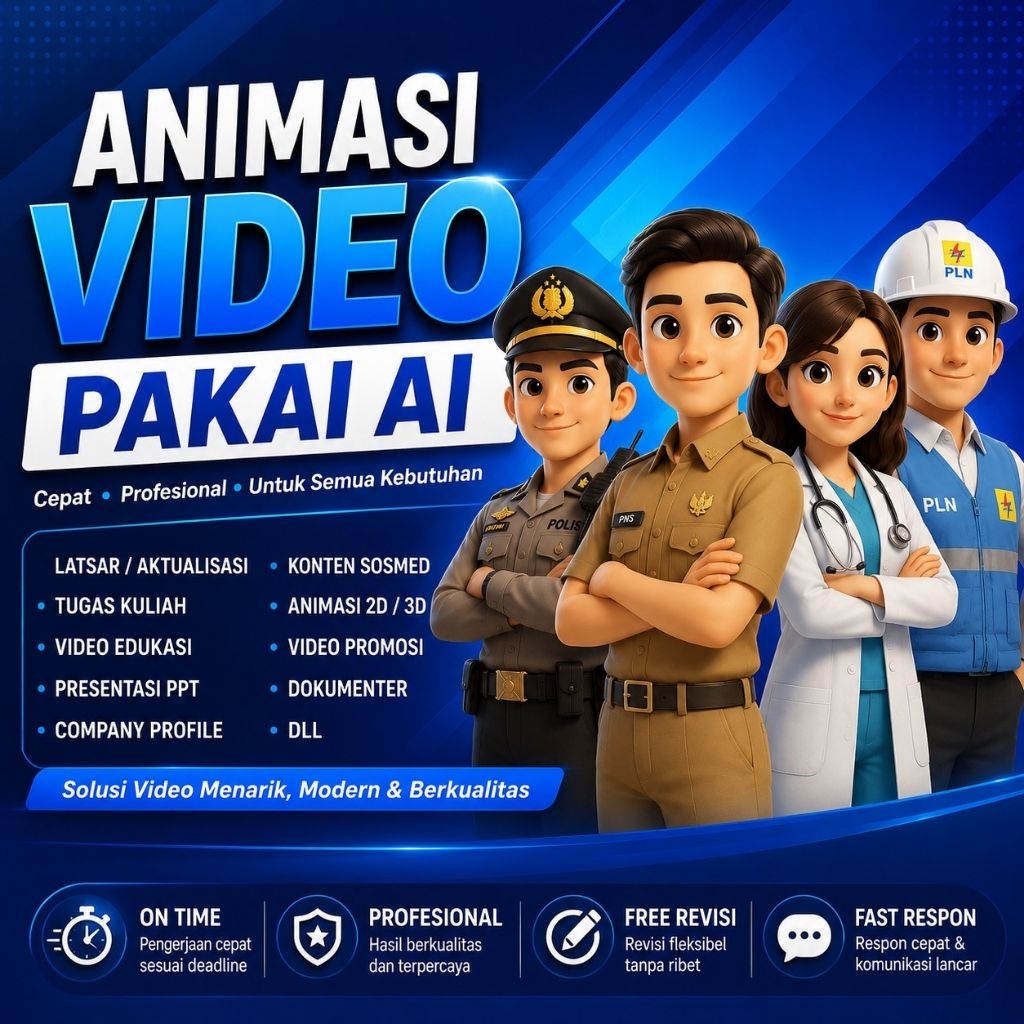 JASA VIDEO ANIMASI 2D / 3D