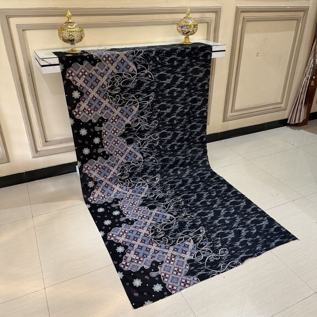 Kain Batik Murah Hitam kode 1209 Sarimbit Kebaya