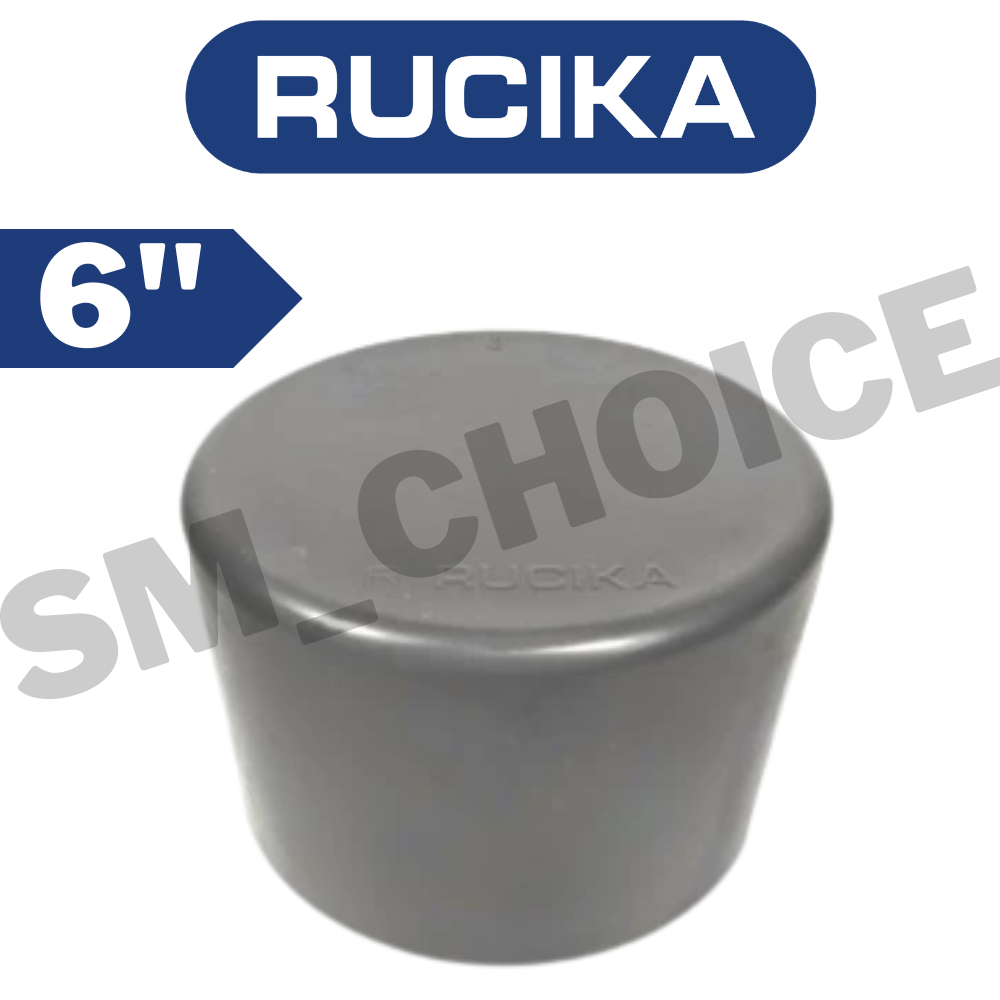 CAP PVC 6 INCH AW DOP PVC 6" AW RUCIKA PENUTUP PIPA 6 INCH AW