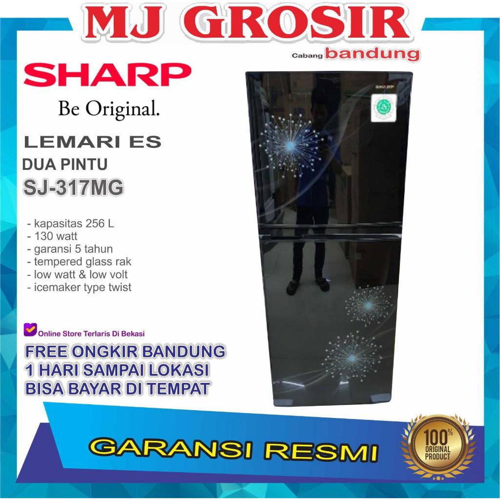 KULKAS SHARP SJ 317 MG LEMARI ES 2 PINTU SJ317MG SJ 317MG
