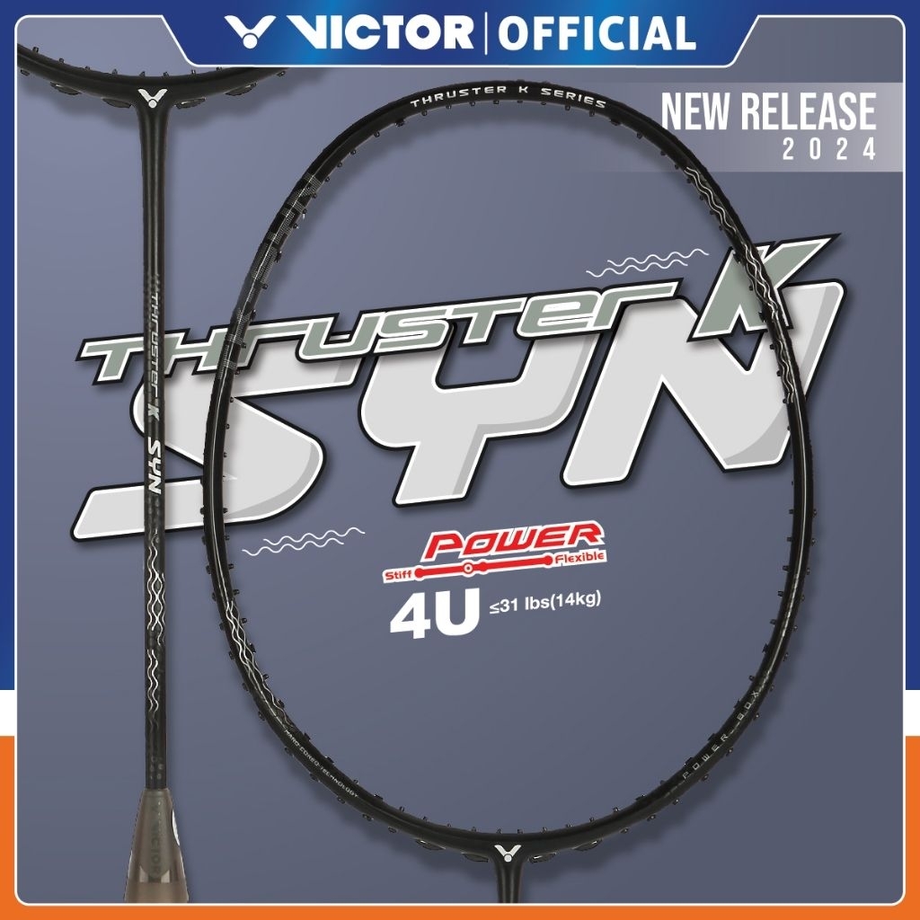 Raket Badminton THRUSTER SYN Victor / Raket Bulutangkis  Victor Thruster Syn Original