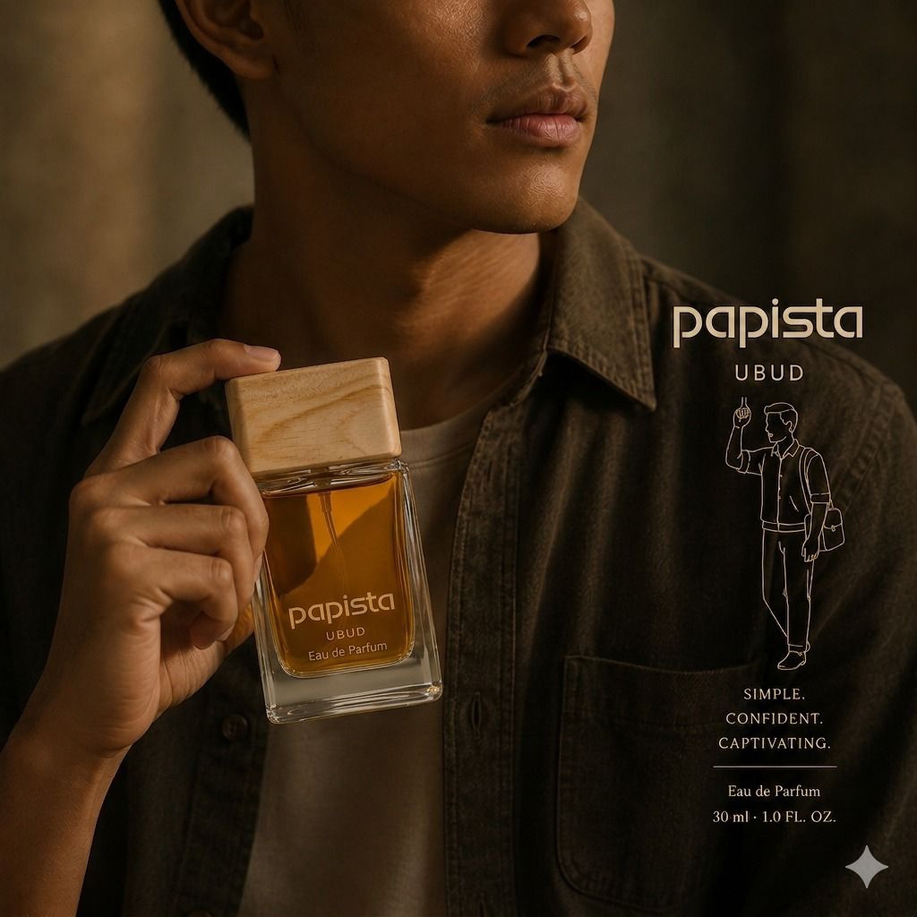 Parfum Papista Ubud | Parfum Pria | 30 ml | Fresh | Calm