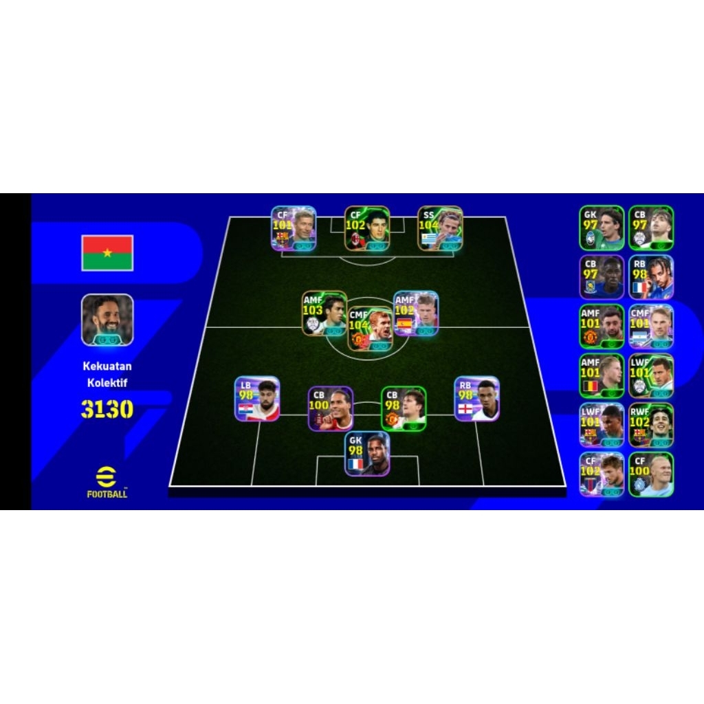 Akun Efootball Epic dan Koin Kuning