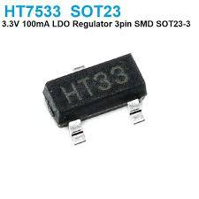 HT7533-1 Low Dropout Voltage Regulator LDO 3.3V SOT-89 Original Komponen Elektronik