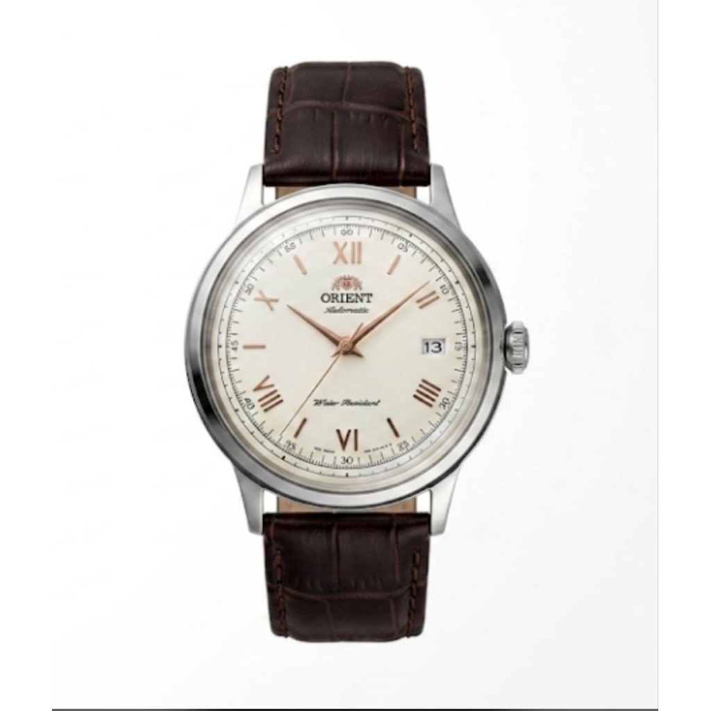 Jam Tangan Orient FAC00008W0 Tali Kulit Coklat Original