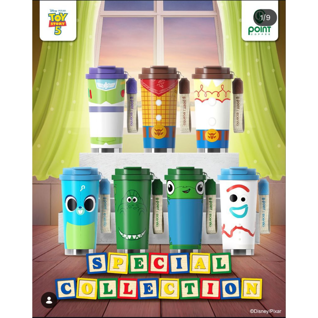 Tumbler Toy Story 5 Point Coffee Indomaret