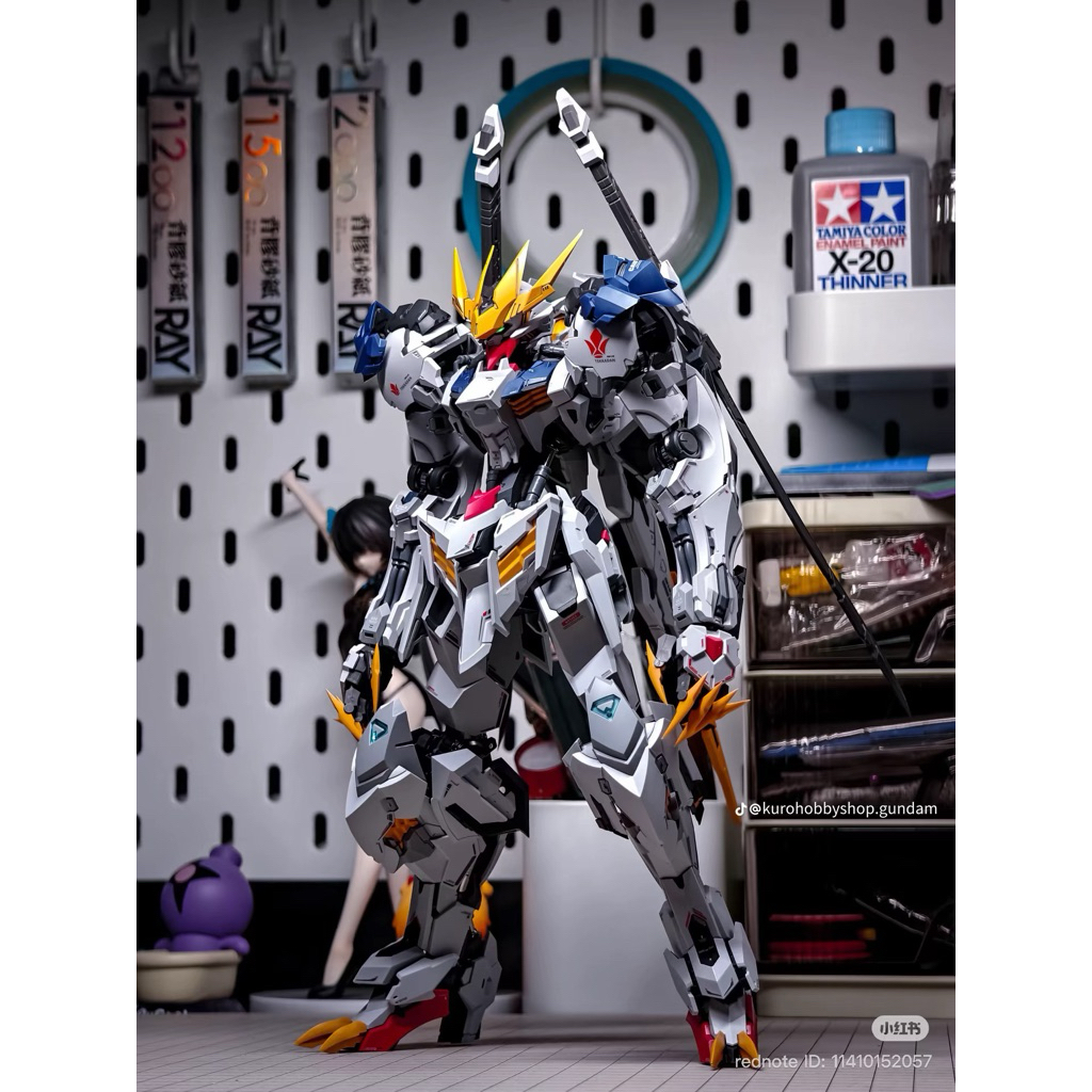 MG 1/100 Wolf Techology  Barbatos Lupus Rex GK Style Metal Frame Model Kit
