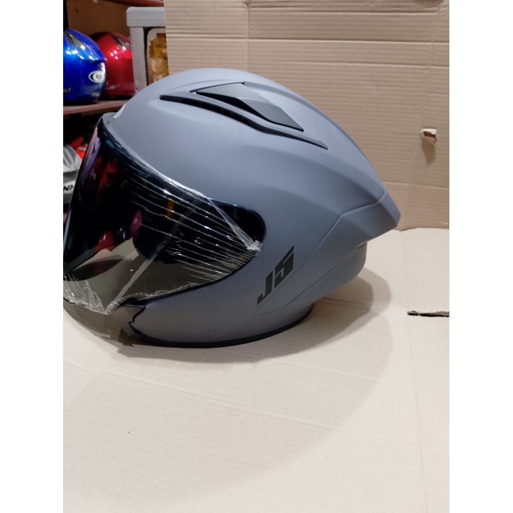 HELM J5/J9/ACN MLA XYZ GRAY DOFF HELM TERBARU KEREN DEWASA