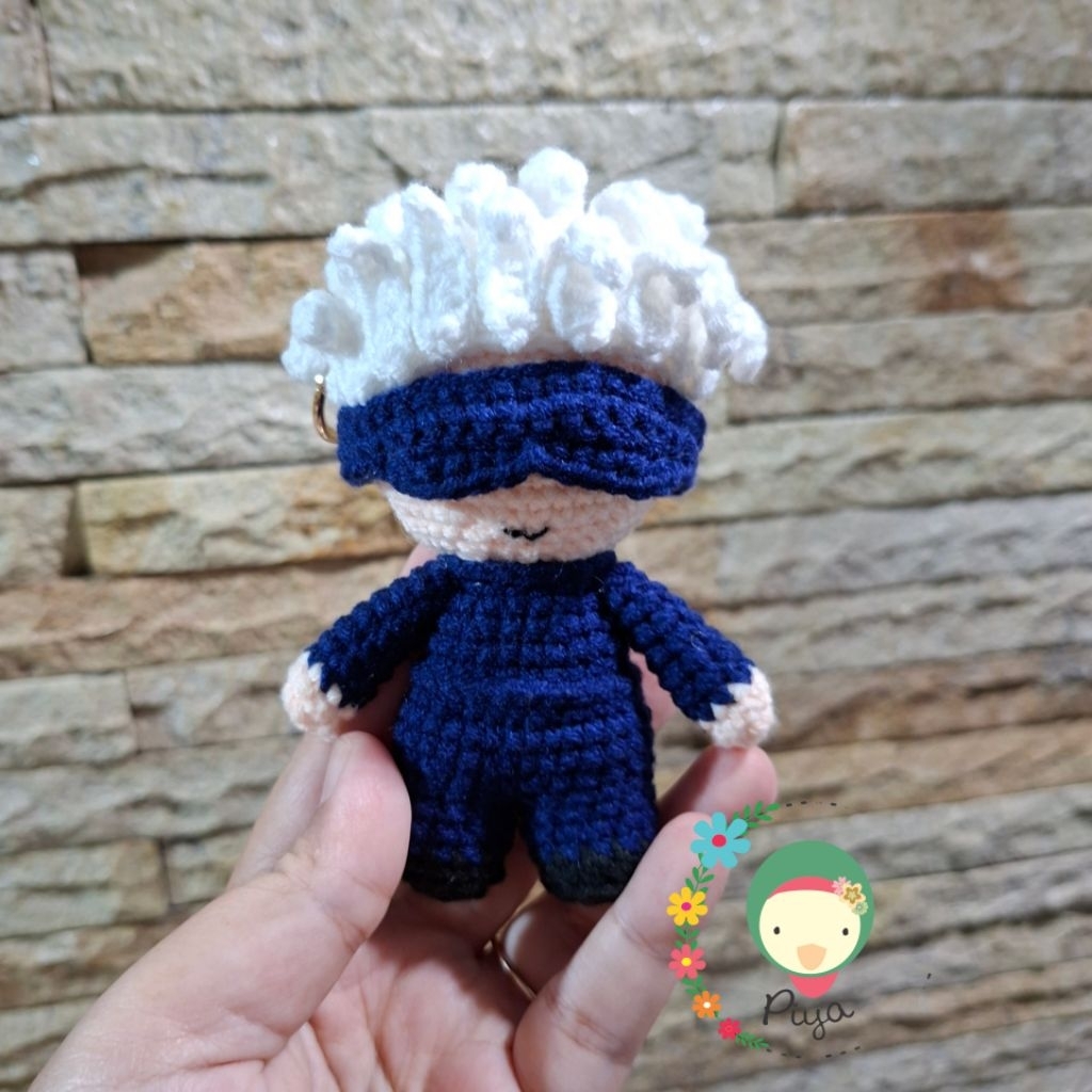 Gojo Satoru amigurumi /boneka rajut