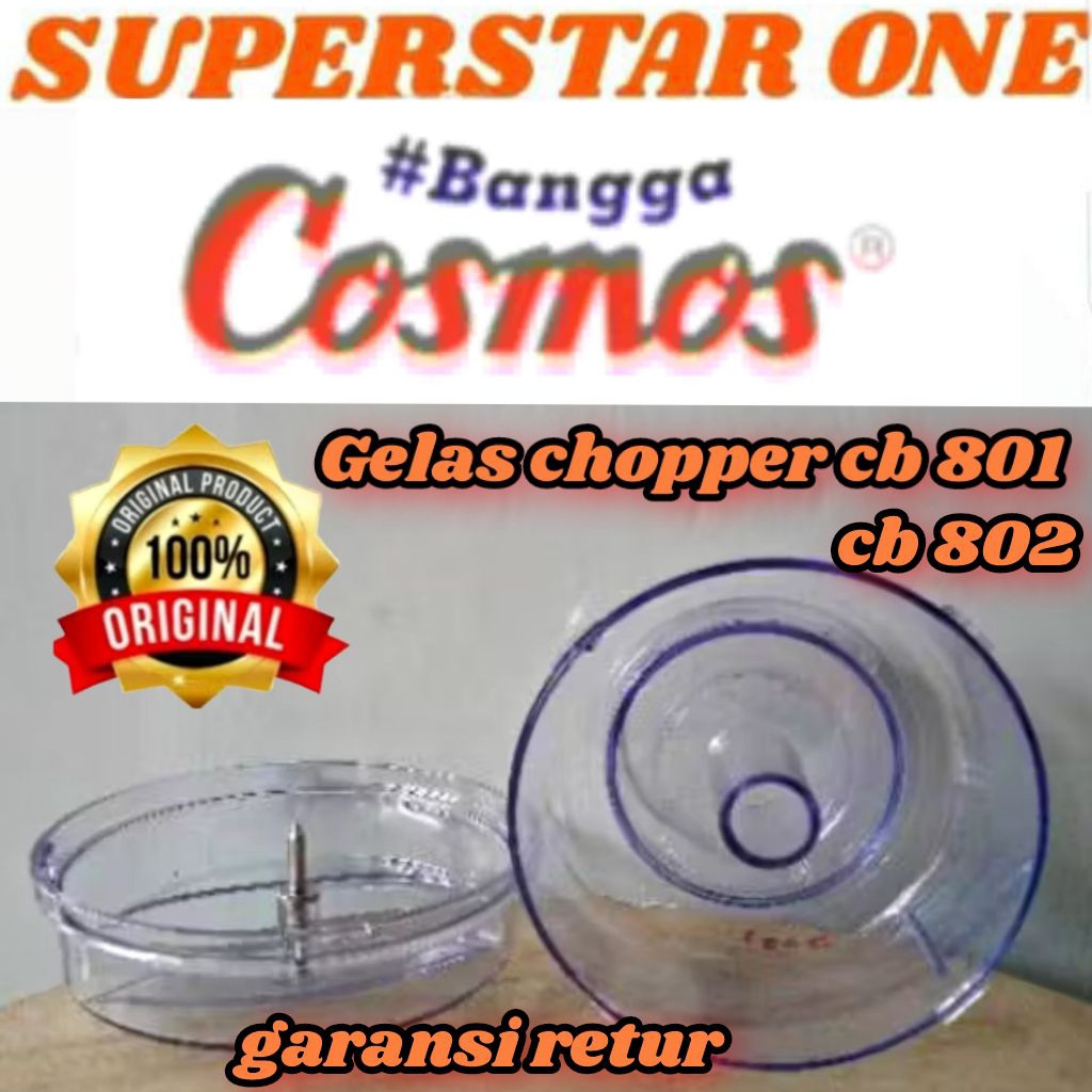 gelas coper daging cosmos cb801,cb 802 100% asli original