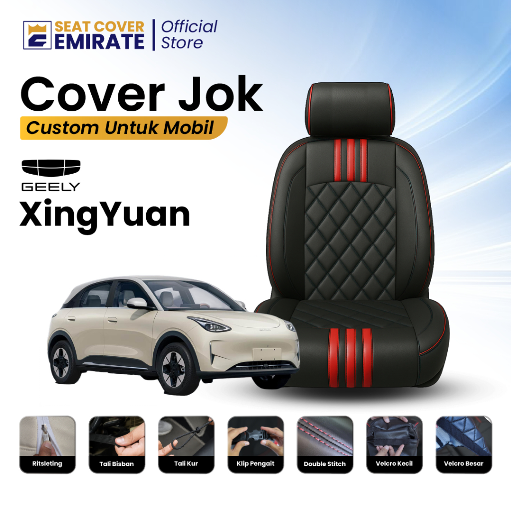 SARUNG JOK MOBIL GEELY XINGYUAN- FULLSET DAN PERBARIS