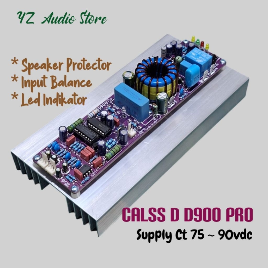 Class D D900 Input Balance Kit Power Amplifier 900w  Protector