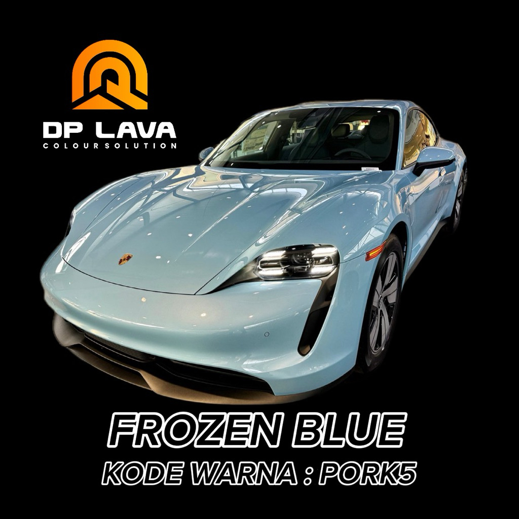 Frozen blue (cat pabrikan porsche) biru porsche DPLAVA PU