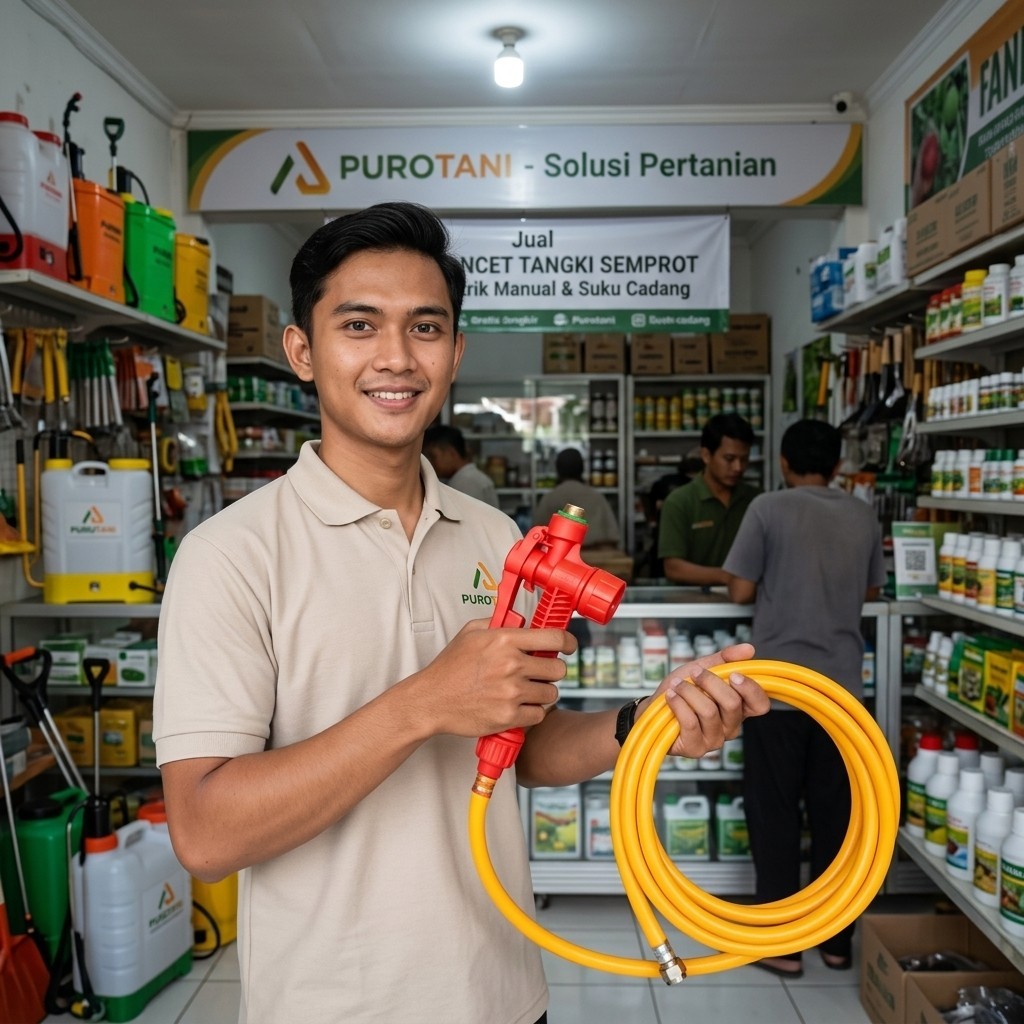 Paket Selang Stop Kran Swan Tangki Semprot Hama Swan Pencetan Gagang Stop Kran Swan