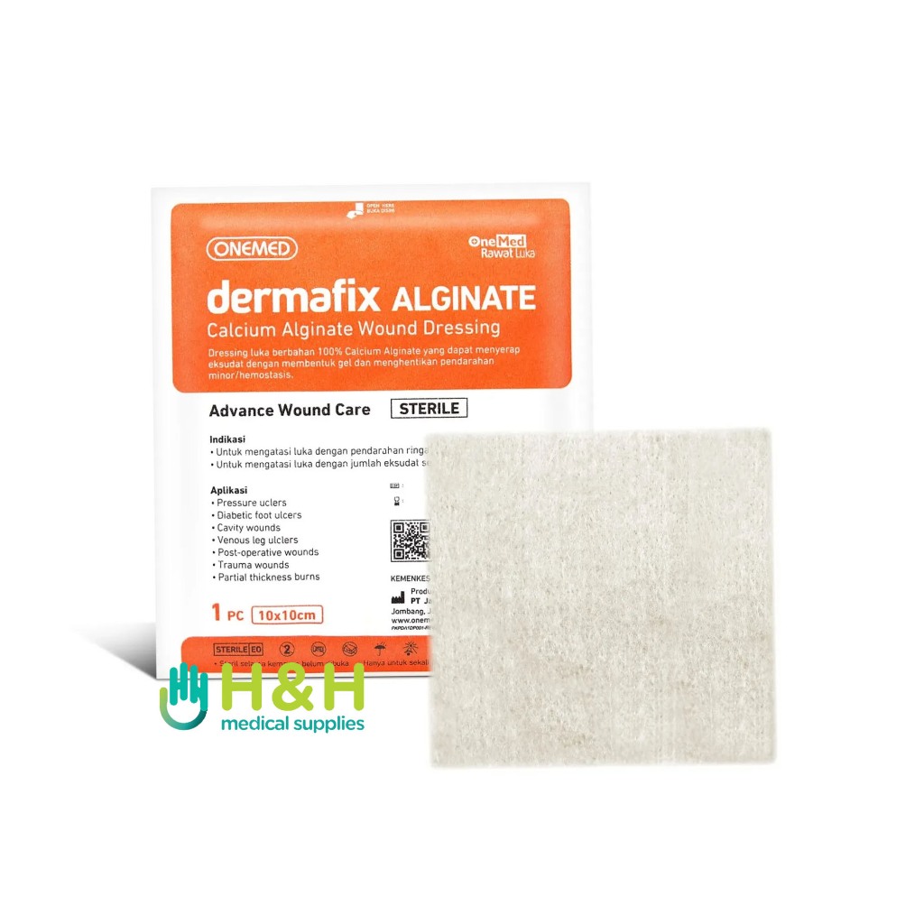 Dermafix Alginate Wound Dressing / Plester Luka Basah / Perban Luka