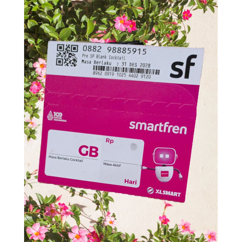 nomor cantik smartfren 88 29 888 59 15 kuota 3gb khusus Jawa Timur
