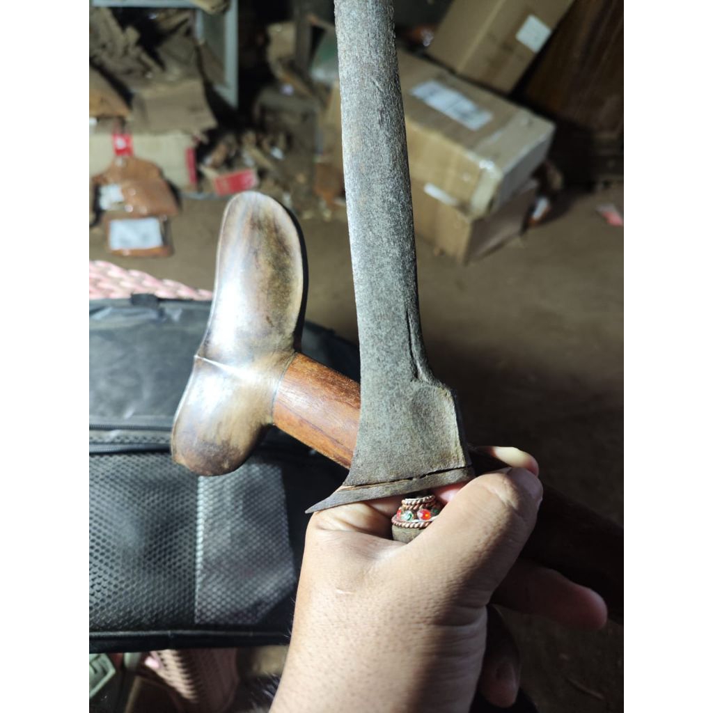 Keris Lurus Sepuh Kuno Bilah Utuh Warangka Gayaman Yogyakarta Tosan Aji Asli Dusun