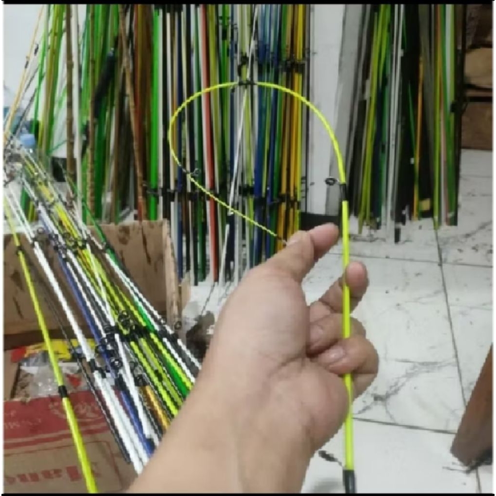 ujung joran saja/lentur dn kuat cocok ung udang/nila