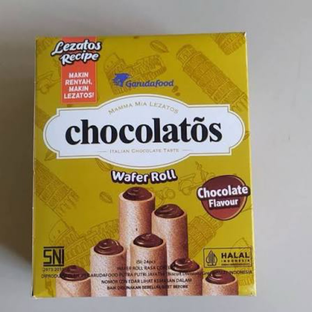 Chocolatos Wafer Roll - 24 Pcs ecer 500 an