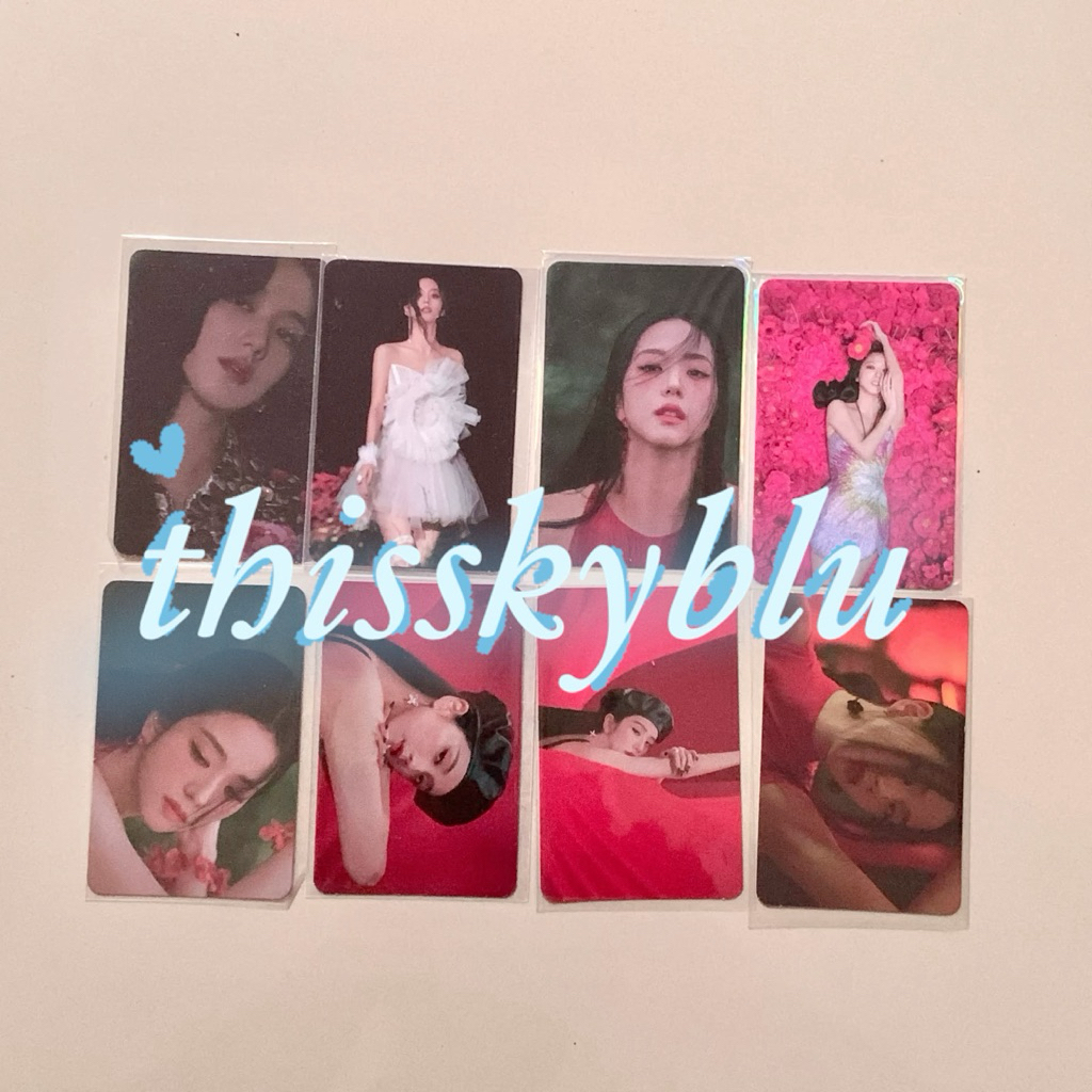 READY PHOTOCARD BENEFIT OFFICIAL JISOO ALBUM ME