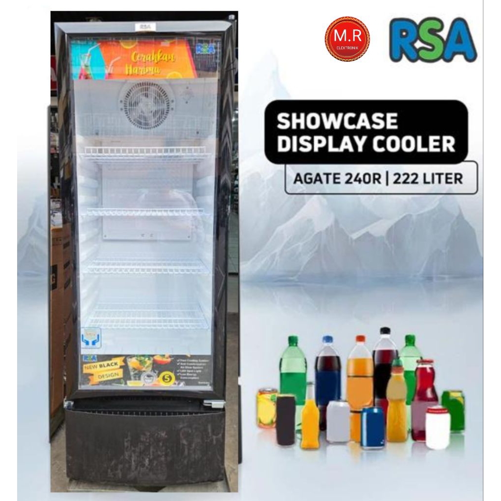 SHOWCASE RSA 4 RAK AGATE-240 GARANSI RESMI 5 TAHUN