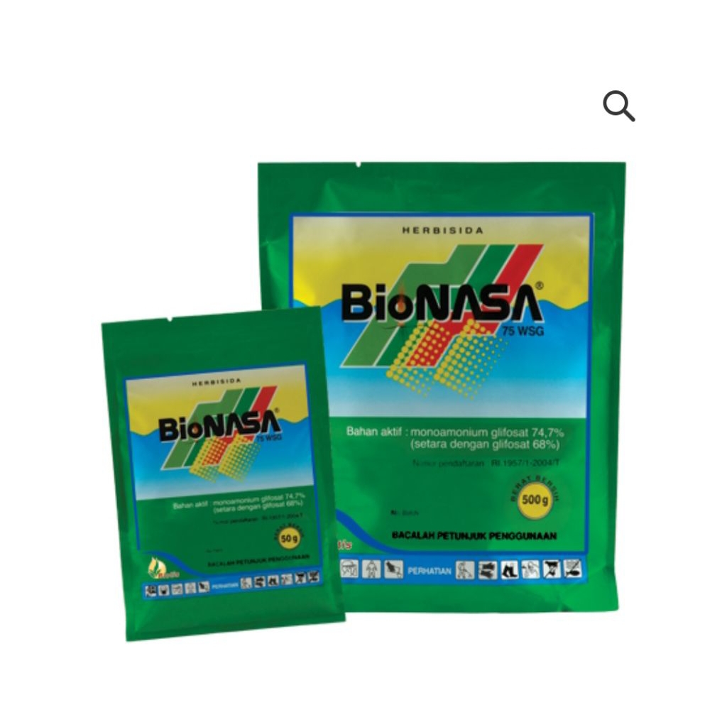Herbisida BIONASA 75 WG Bahan aktif : monoamonium glifosat 75%