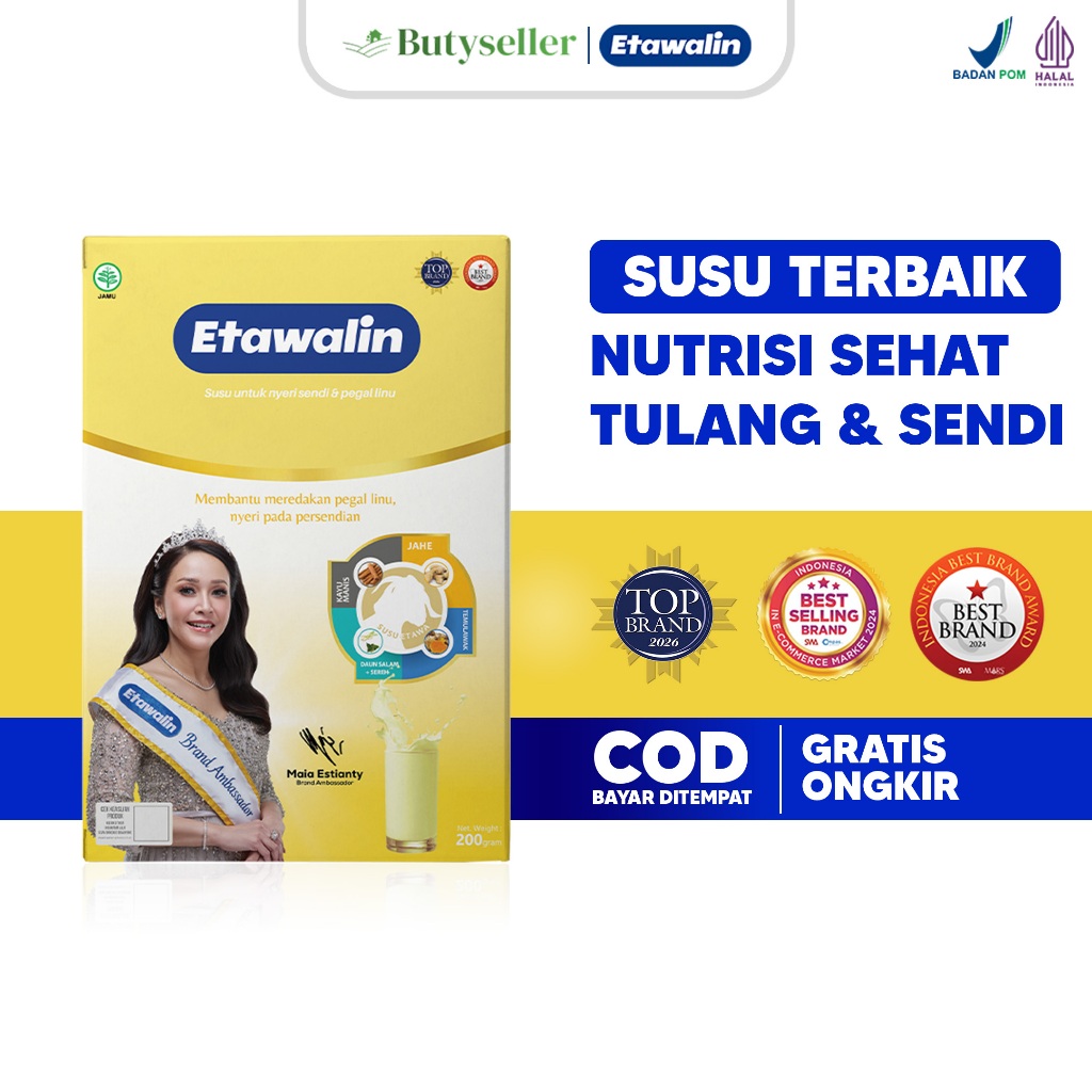 Etawalin Susu Kambing Bubuk Asli – Tulang & Sendi, Asam Urat, Pegal Linu