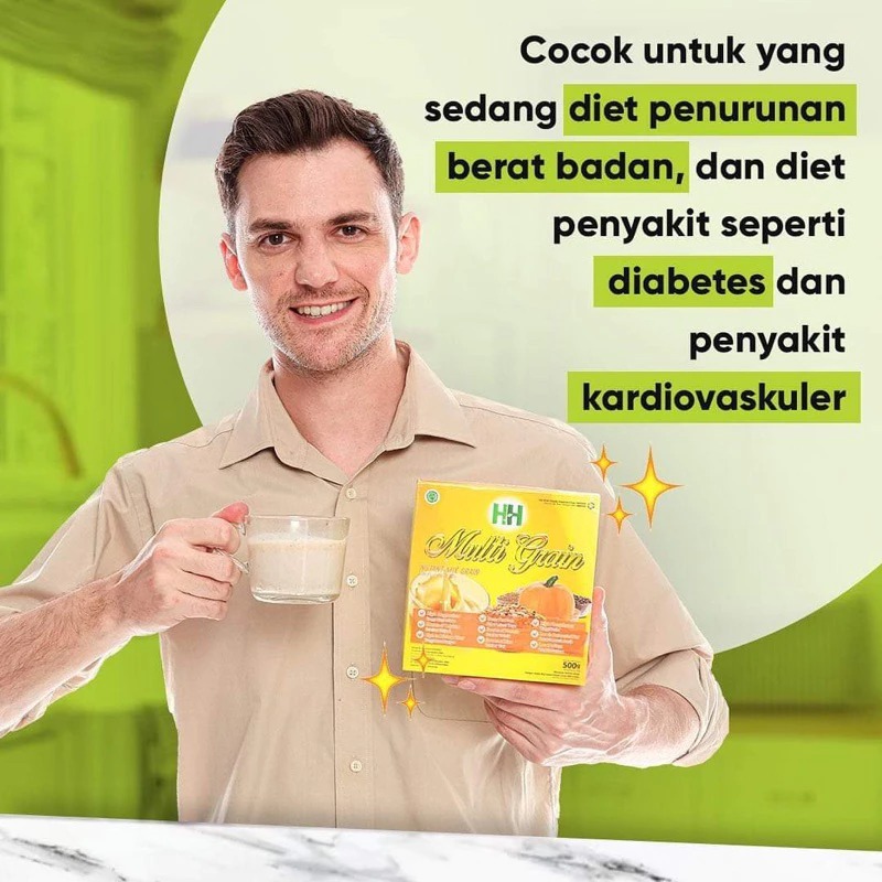 promo HH Multigrain hwi dijual persachet ecer