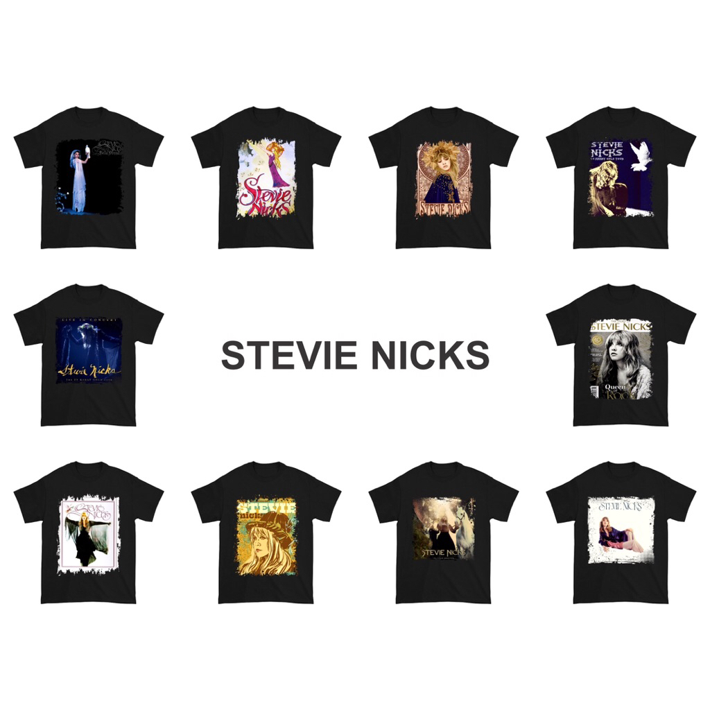 Kaos Stevie Nicks Band Music | Baju Stevie Nicks Band Musik | T-Shirt Vintage Band | Kaos Pria dan W