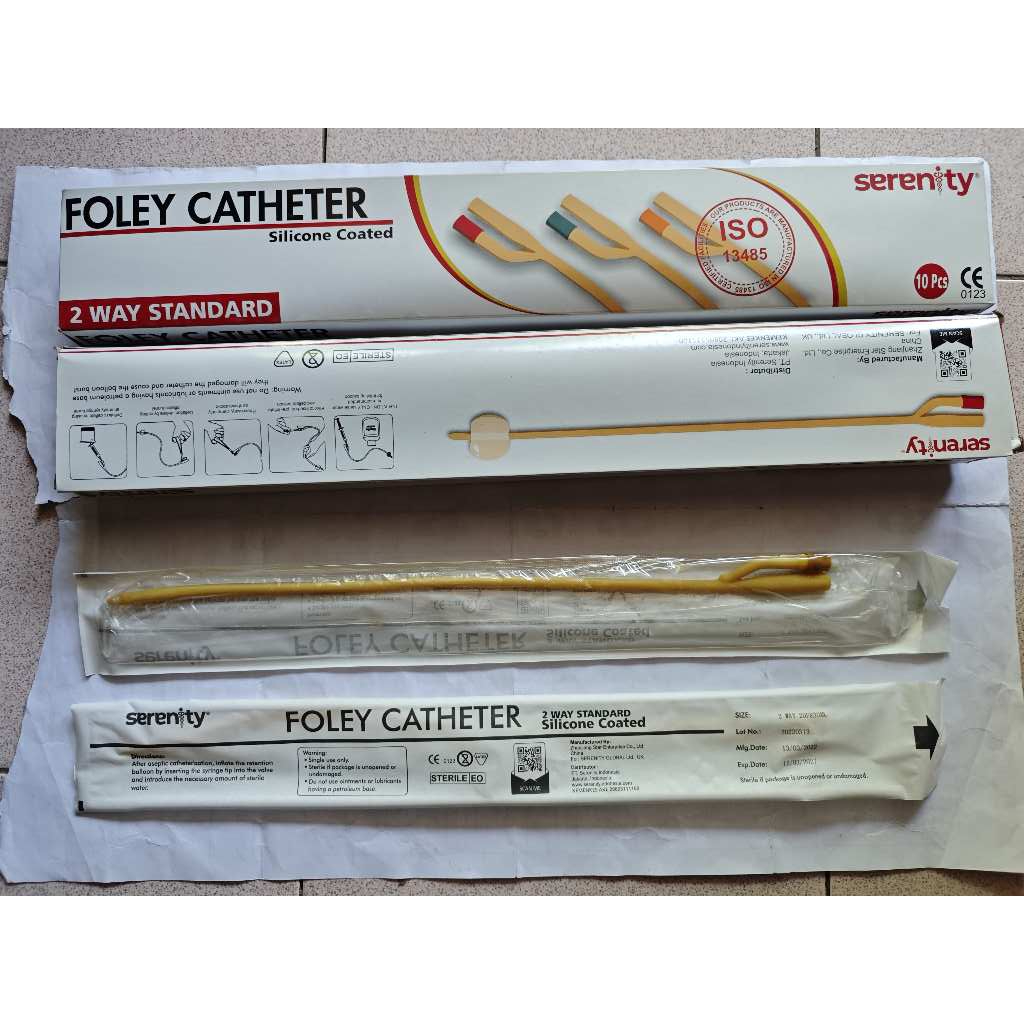 Serenity Kateter Urin Foley Catheter 2 Way Standard No 20 Serenity