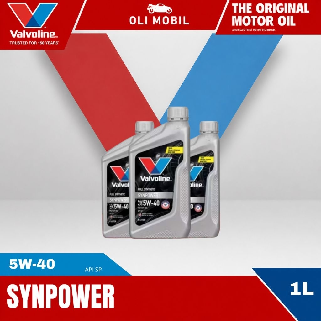 VALVOLINE SYNPOWER 5W-40 API SP FULL SYNTHETIC 1L & 4L
