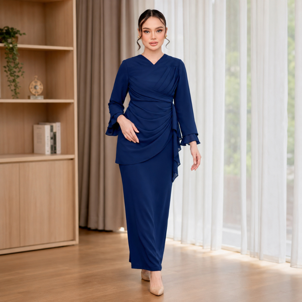 Clara Dress Melayu Model Simpel Terbaru 2025