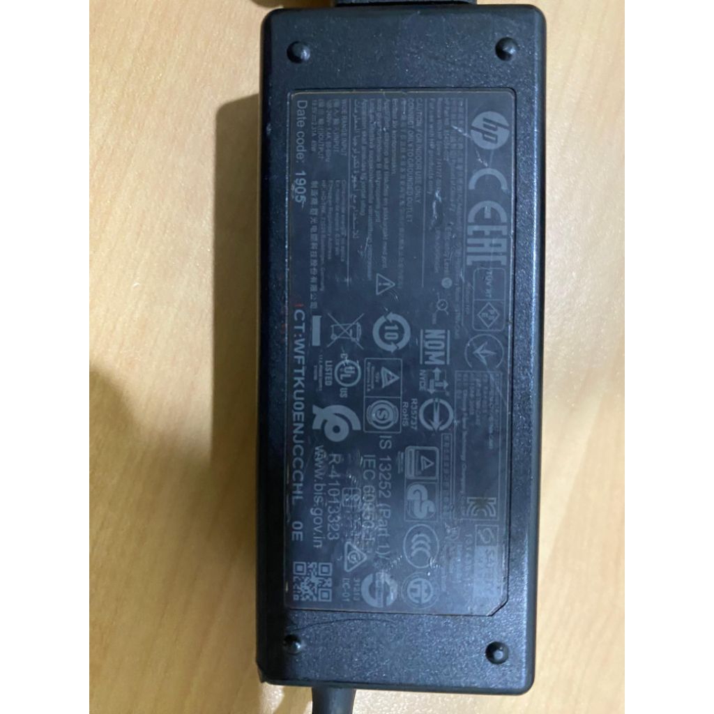 Charger Laptop Notebook HP Original Second