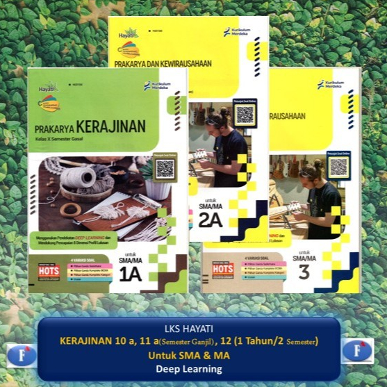 LKS Prakarya dan Kewirausahaan KERAJINAN PKWU SMA Kelas 10 11 12 Semester 1 Merdeka Hayati Deep Lear