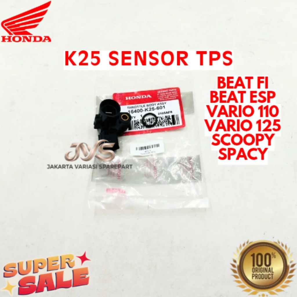 SENSOR TPS KODE K25, SENSOR TPS BEAT FI, SENSOR TPS BEAT ESP, SENSOR TPS VARIO 110, SENSOR TPS VARIO