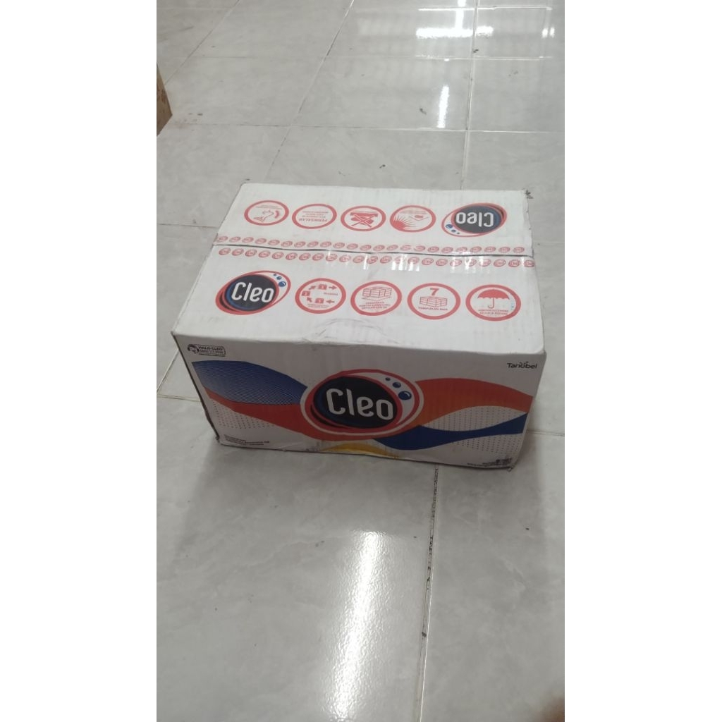 Air Mineral Cleo Botol 1L per Dus 12pcs