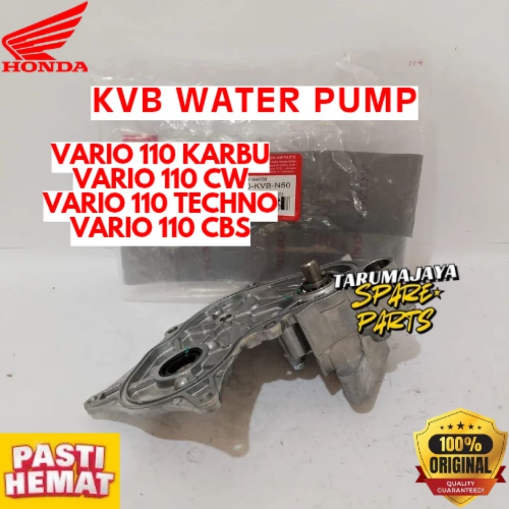 WATER PUMP ORIGINAL HONDA KODE KVB, WATER PUMP VARIO 110 KARBU, WATER PUMP VARIO 110 CW, WATER PUMP 