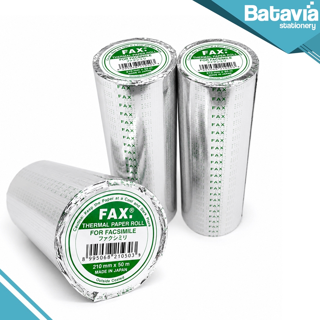 KERTAS THERMAL 210 x 50 mm FAX | THERMAL PAPER ROLL | FAX