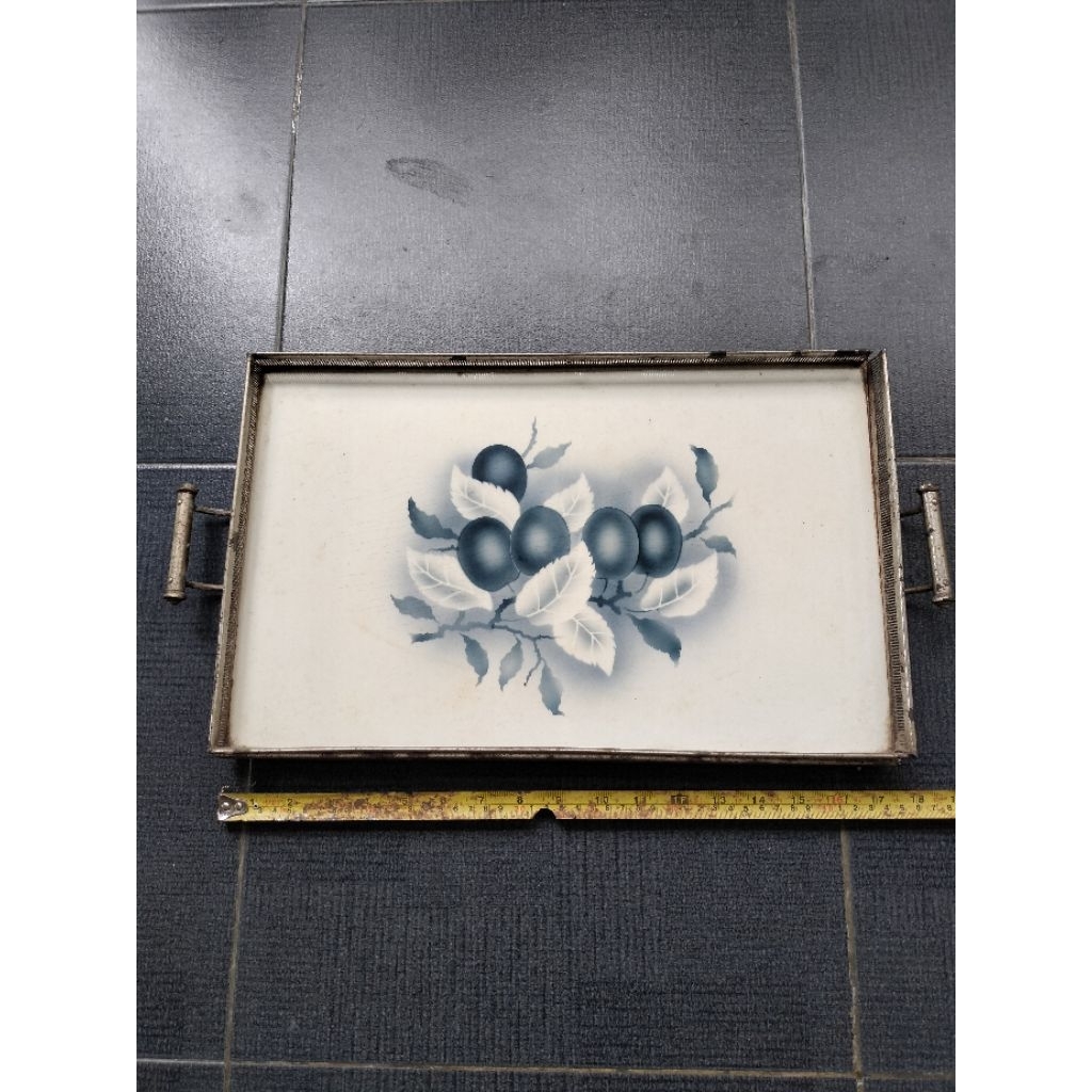 Nampan kuno keramik pjg52cm.Talam antik peninggalan Raja Paser
