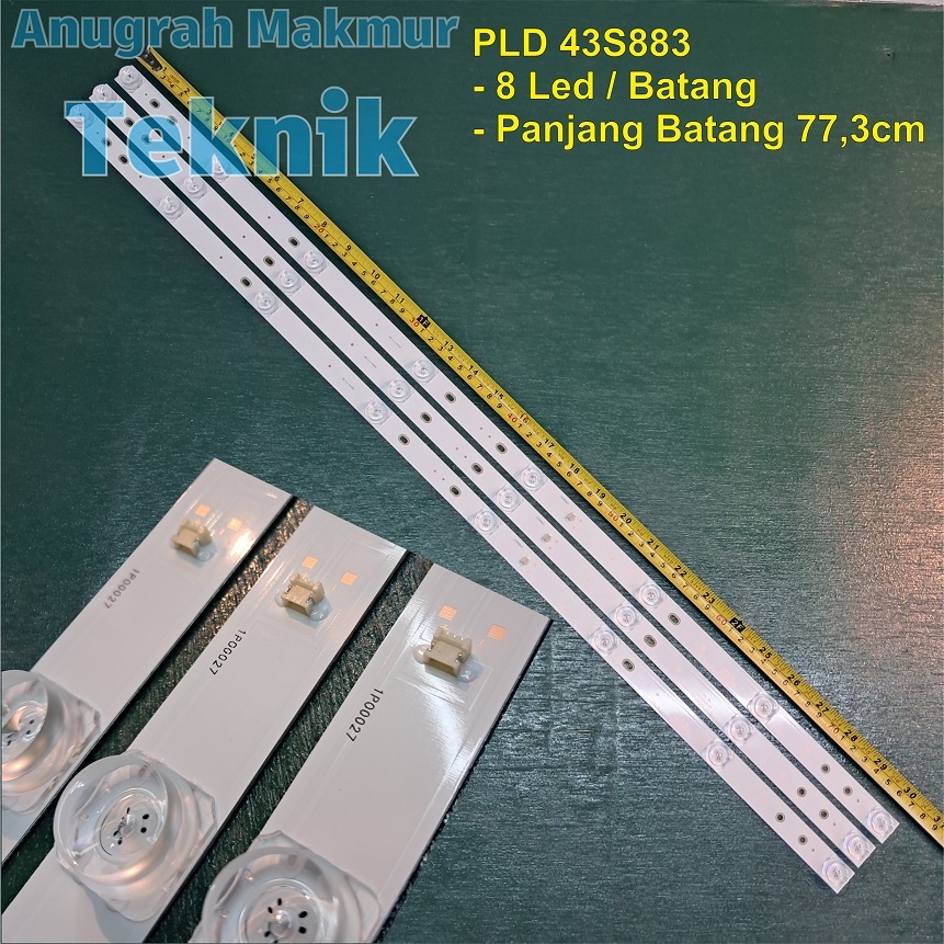 Backlight tv Polytron 43 inc PLD 43S883 PLD43S883