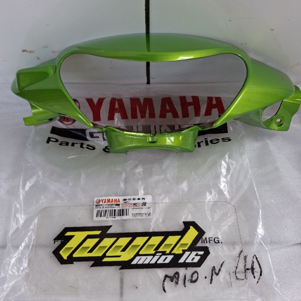 Batok lampu depan mio smile warna hijau original 28d-f6143-00-p4