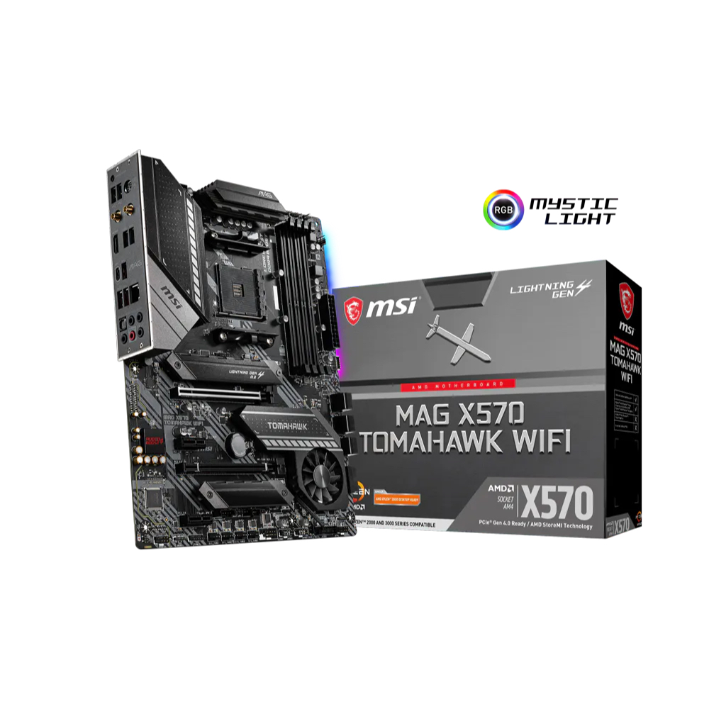 MSI MAG X570 TOMAHAWK WIFI AM4 AMD X570 DDR4 - Motherboard MSI MAG X570 TOMAHAWK WIFI socket AMD AM4
