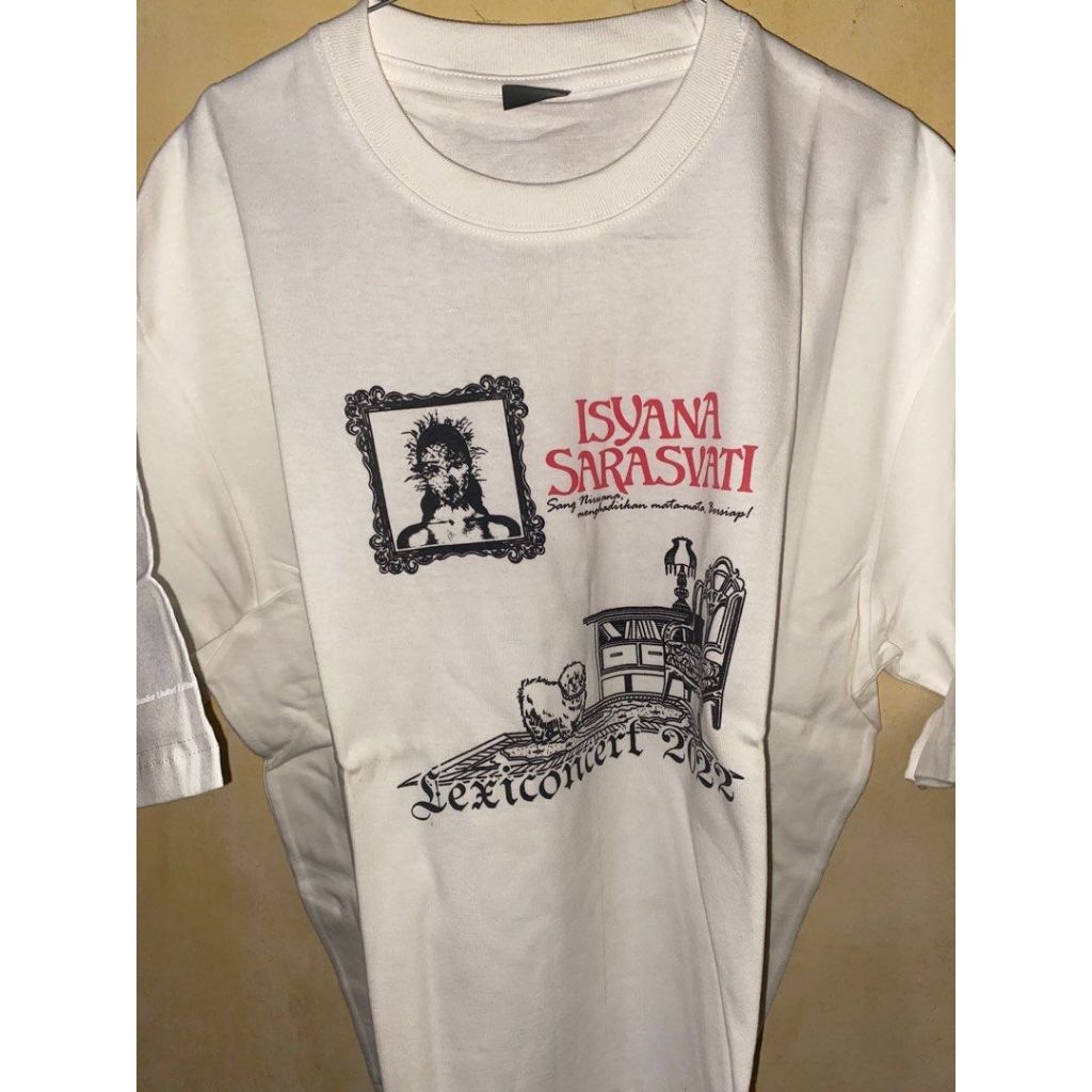 T-SHIRT KAOS ISYANA SARASVATI LEXICONCERT BANDUNG ORIGINAL