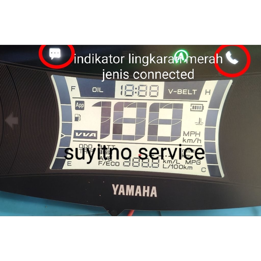 lcd nmax new CONNECTED 2019-2024