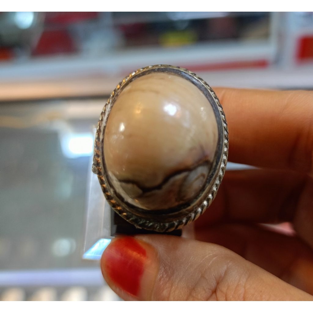 cincin Fosil Keong /kool buntet(Natural)