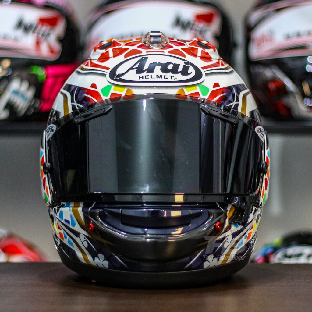 Spoiler Depan Moutvent Arai RX7X ,RR5 , Astro , Quantum J, warna CLEAR dan SMOKE