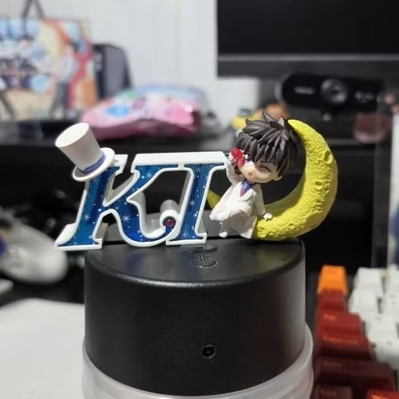(SET KID&CONAN) Re-Ment Words Collection Figure Detective Conan Kaito Kid Edogawa Conan